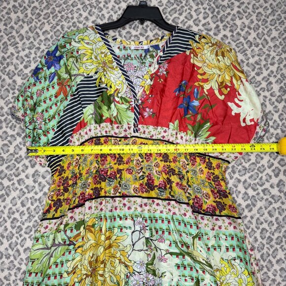 Johnny Was Floral Bohemian Dress - Picture 13 of 14